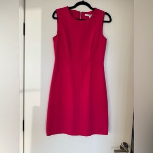 Diane Von Furstenberg Pink Sleeveless Sheath Mini